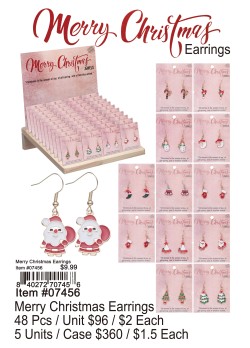 Merry Christmas Earrings